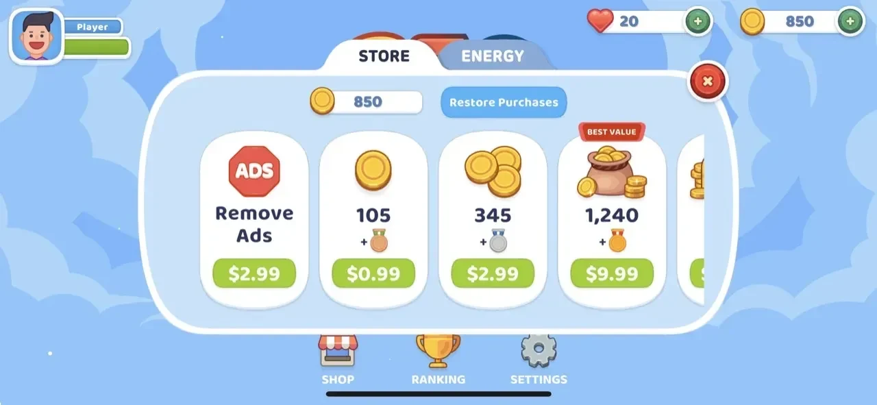 Geo Challenge Classic paywall screen