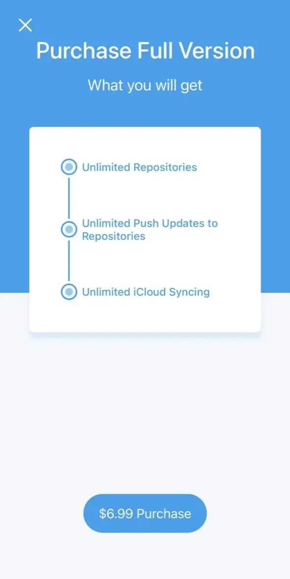 GitDrive paywall screen