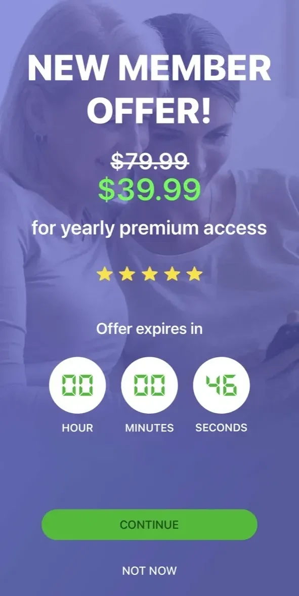 Glucose Buddy Diabetes Tracker paywall screen
