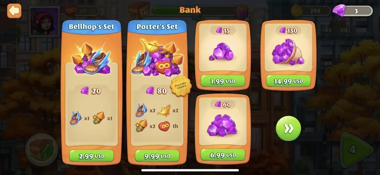 Grand Hotel Mania paywall screen
