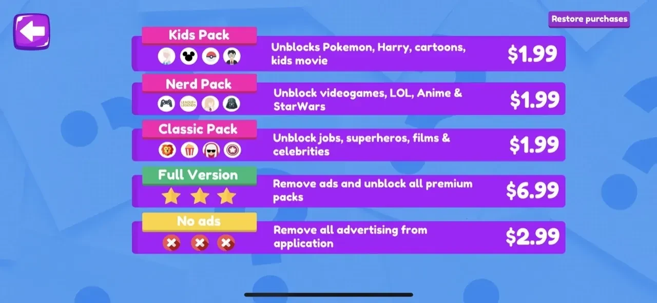 Guess Now paywall screen
