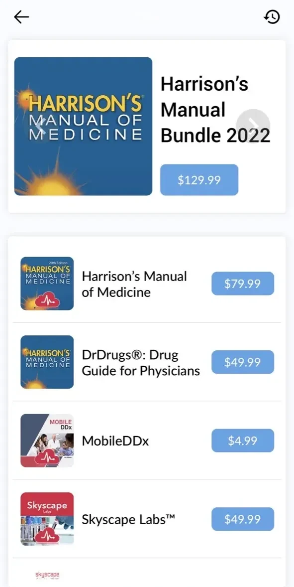 Harrison’s Manual Medicine App paywall screen