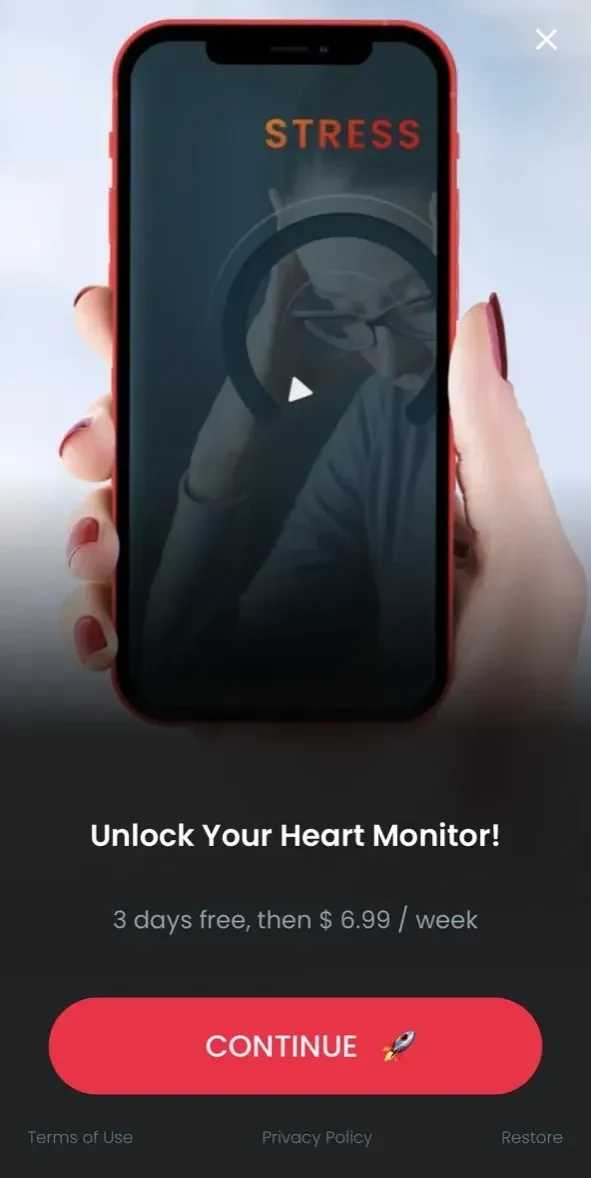 Heartify paywall screen