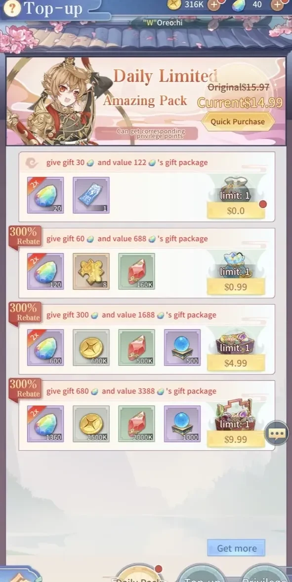 Heroes of Mythic Might paywall screen