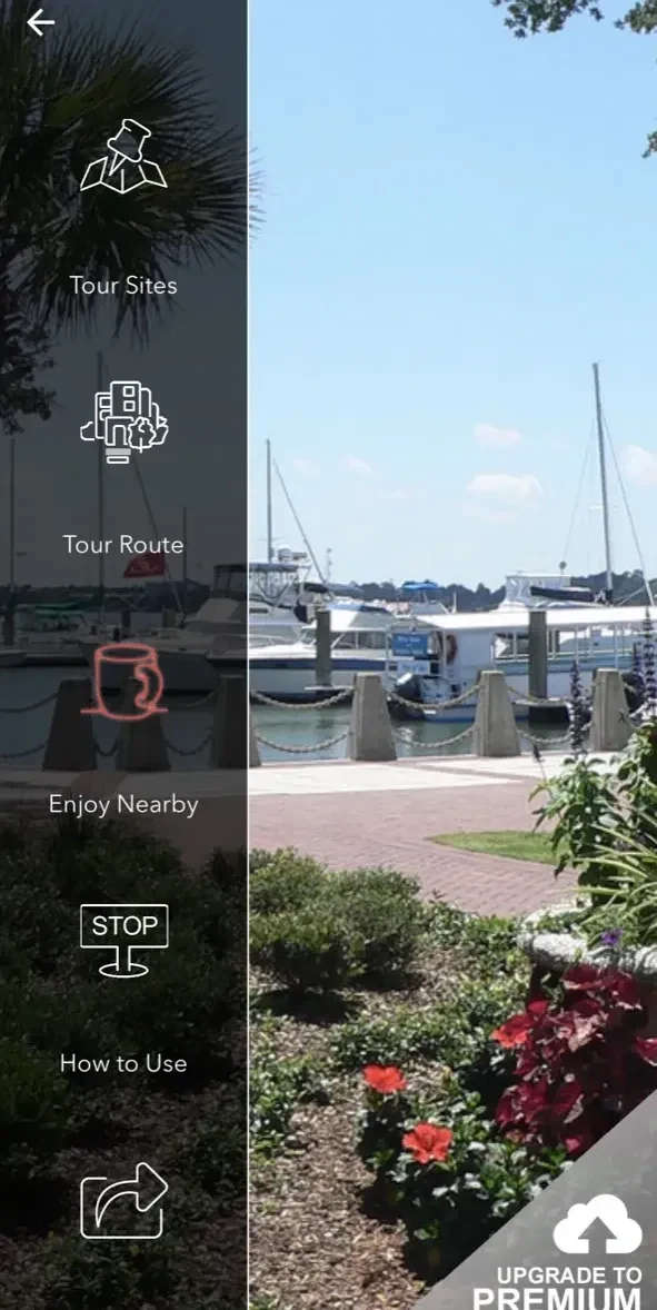 Historic Walking Tour paywall screen