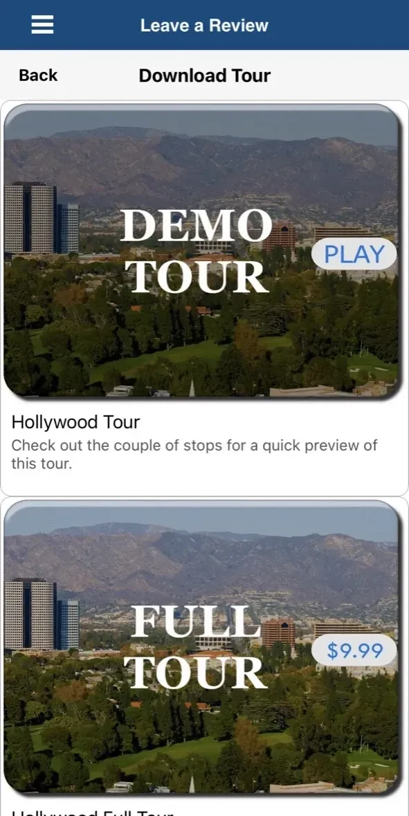 Hollywood paywall screen