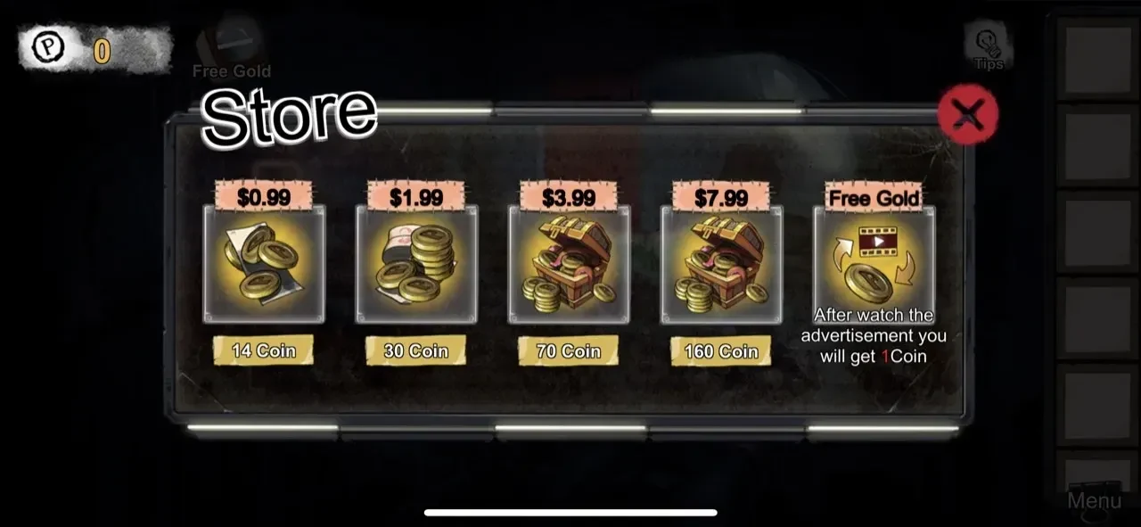 Hospital Escape paywall screen