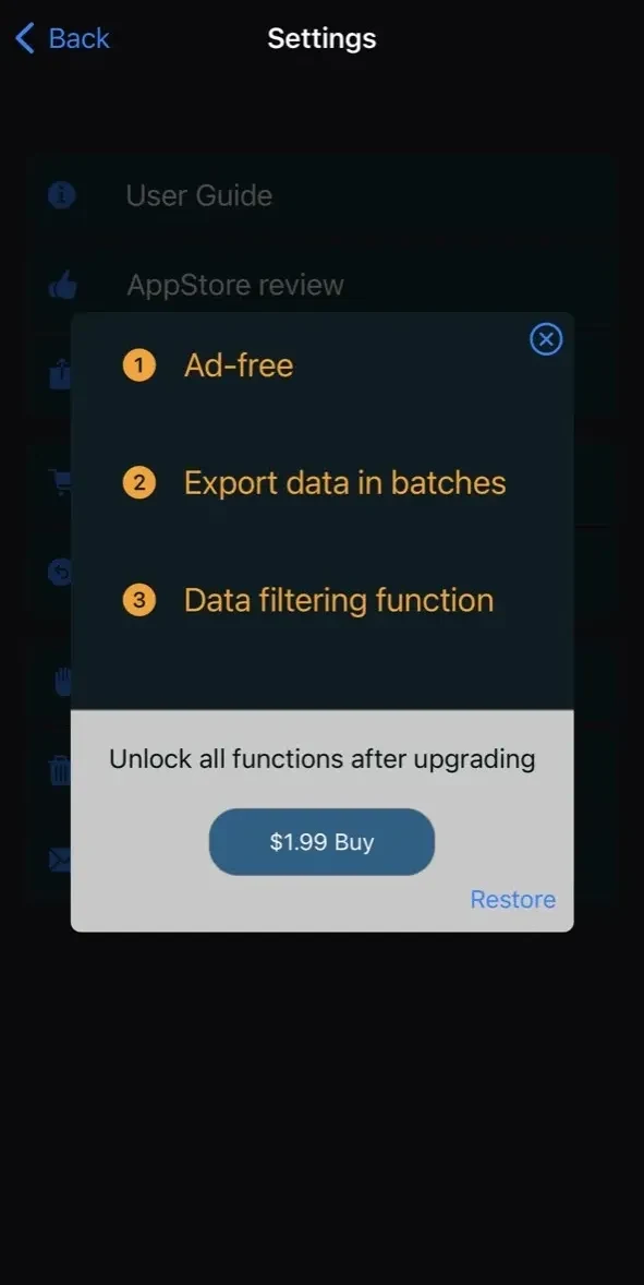 HTTP traffic capture paywall screen