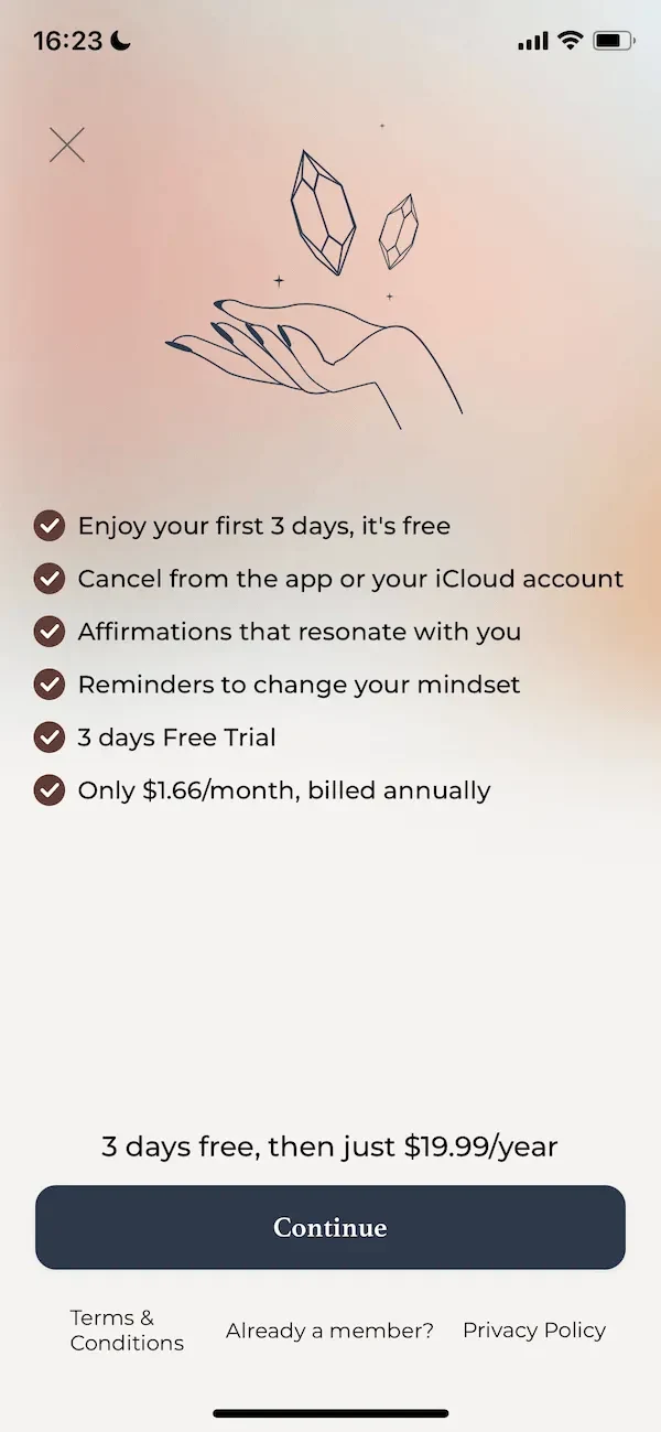 I am paywall screen