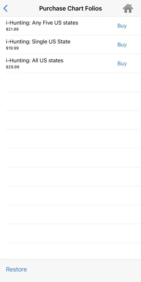 i-Hunting paywall screen