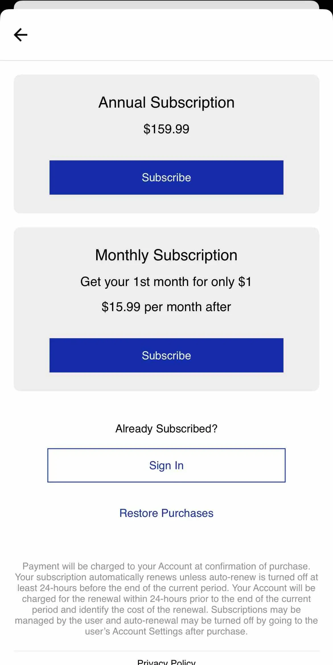 Idaho Statesman News paywall screen