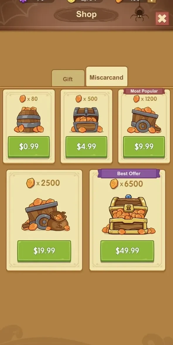 Idle Magic Academy paywall screen