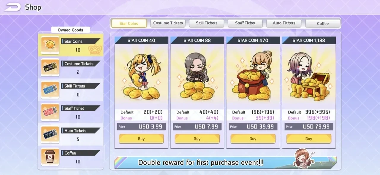 Idol Queens Production paywall screen