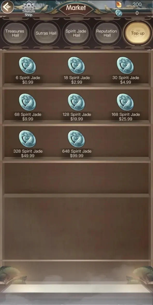 Immortal Taoists paywall screen