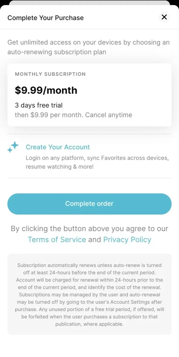 In The Lab+ paywall screen