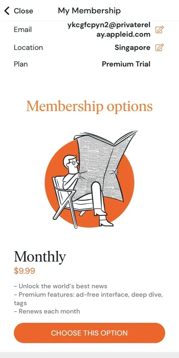 inkl paywall screen