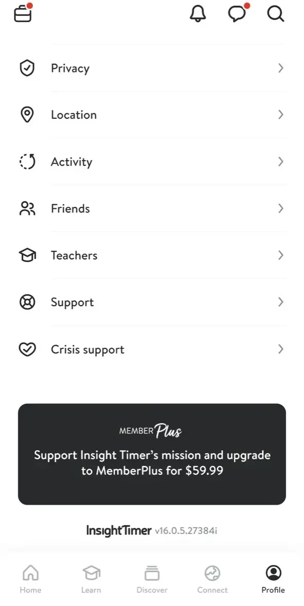 Insight Timer–Meditate paywall screen