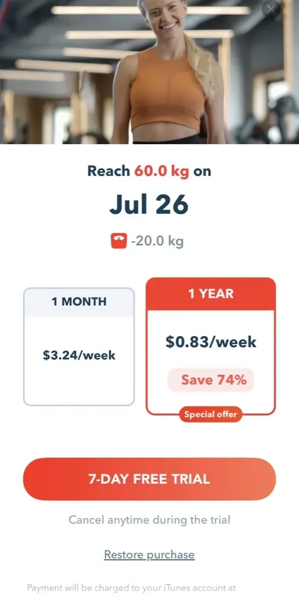 Intermittent Fasting Tracker ⋆ paywall screen