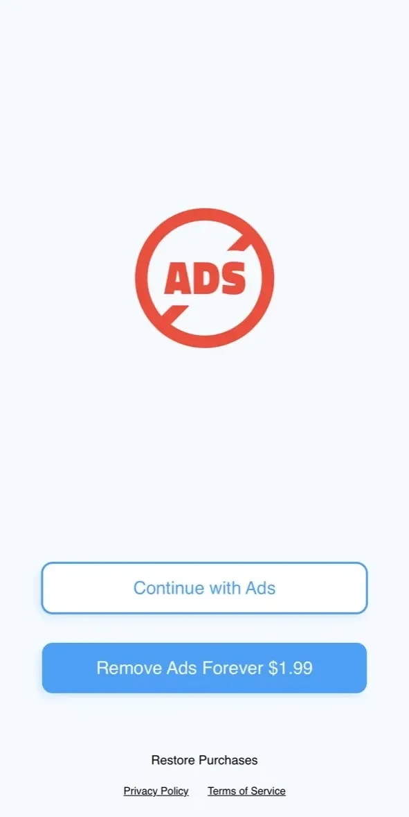 !Q paywall screen