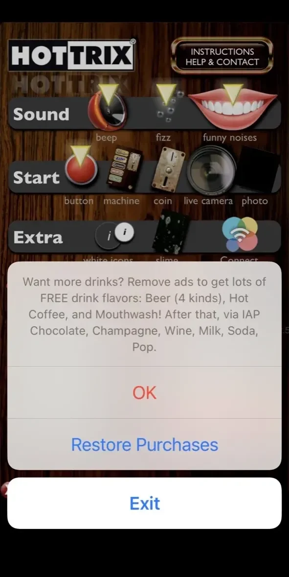 iSoda paywall screen