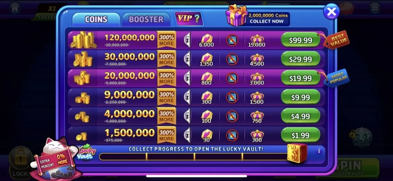 Jackpot Bash™ paywall screen