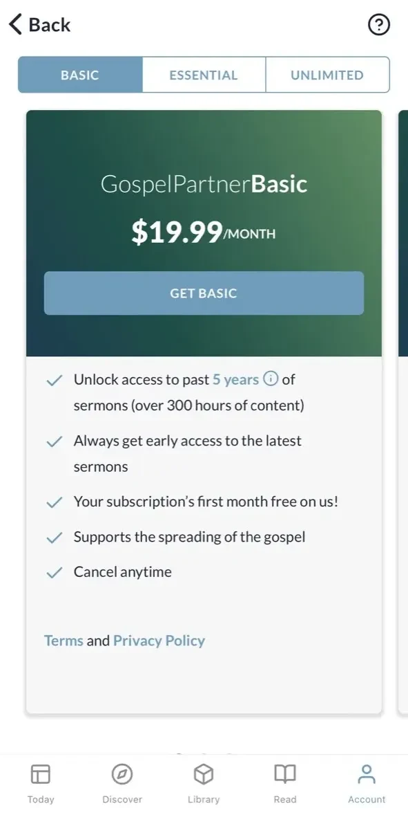 Joseph Prince paywall screen