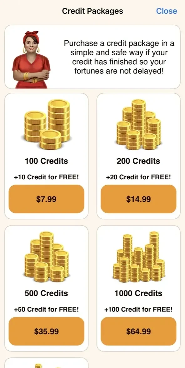 Kaave paywall screen