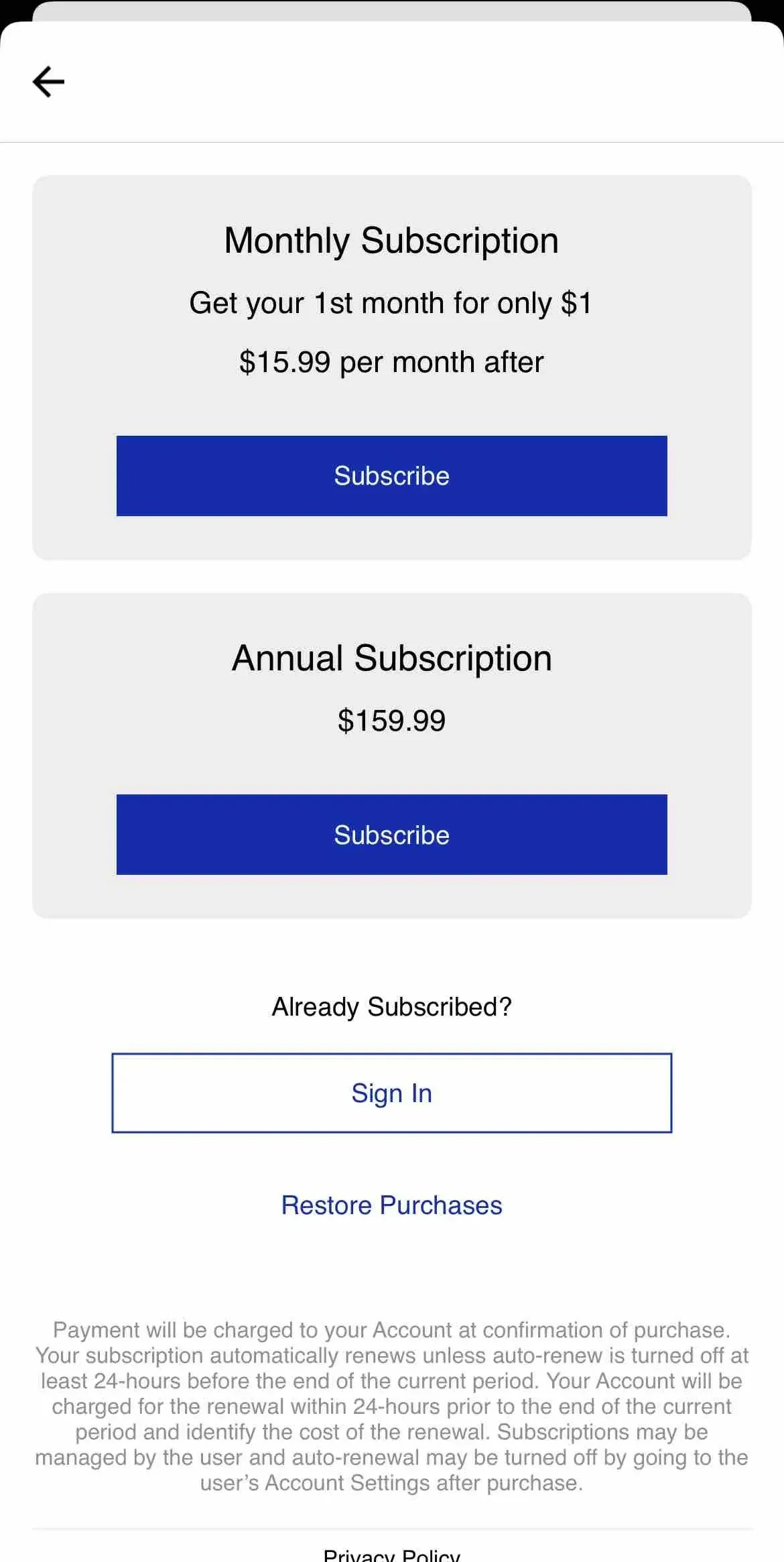 Kansas City Star News paywall screen