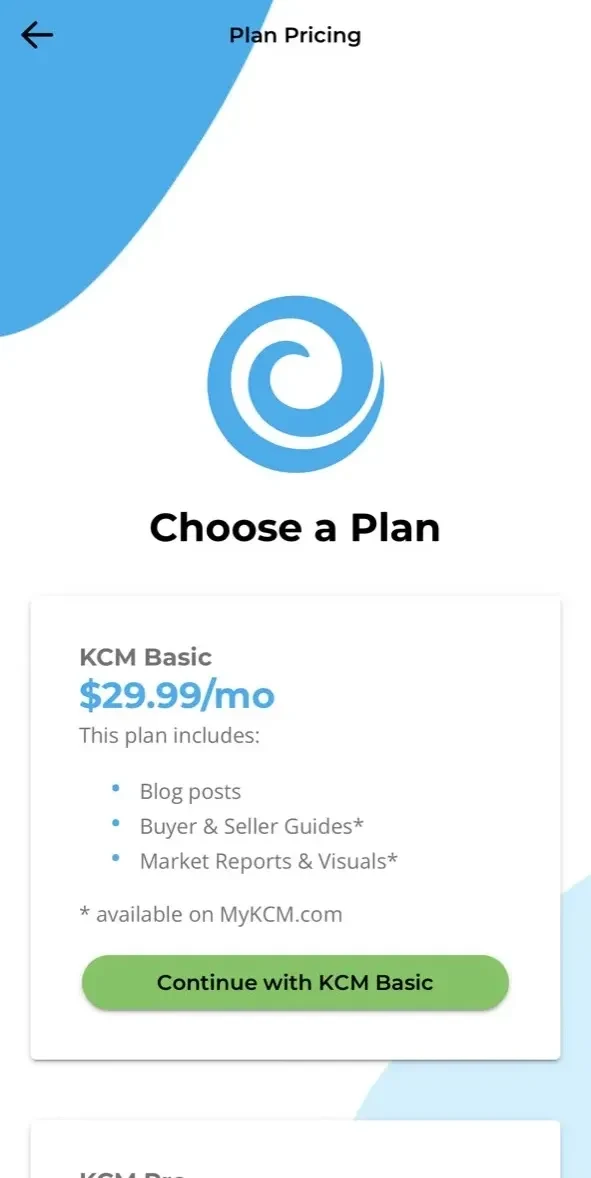 Keeping Current Matters Mobile paywall screen