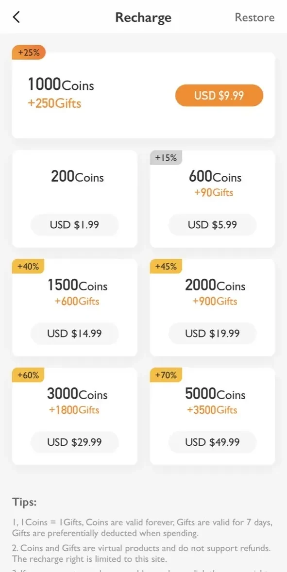 KiKaNovel paywall screen