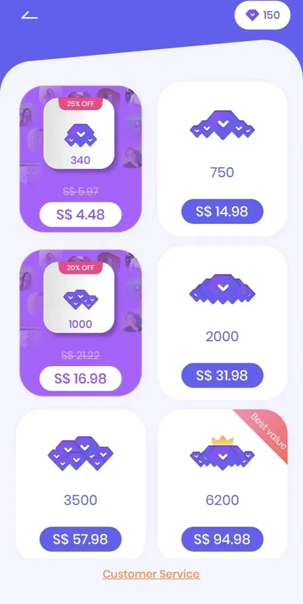 KiMe paywall screen