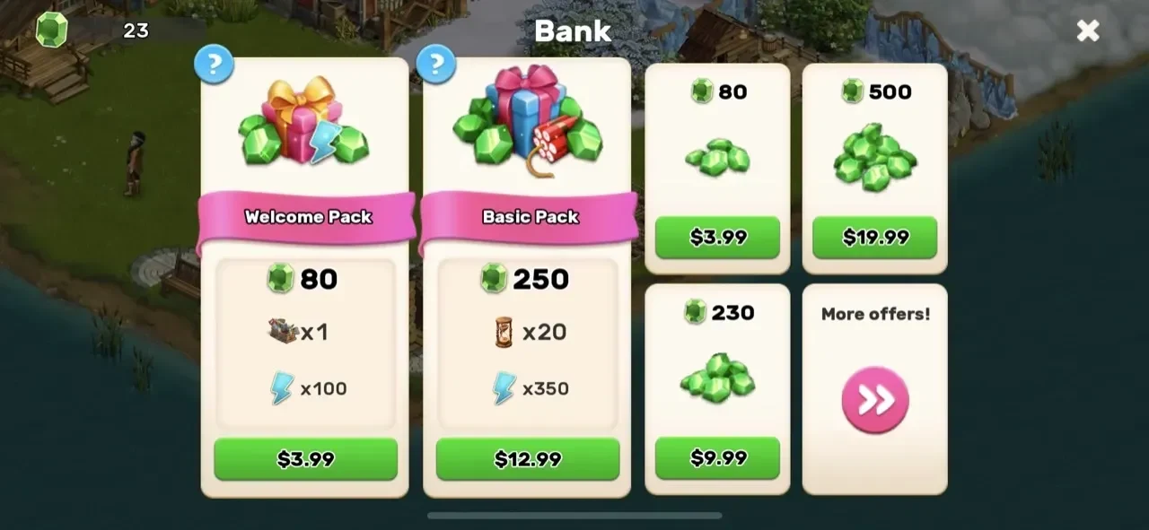 Klondike Adventures paywall screen