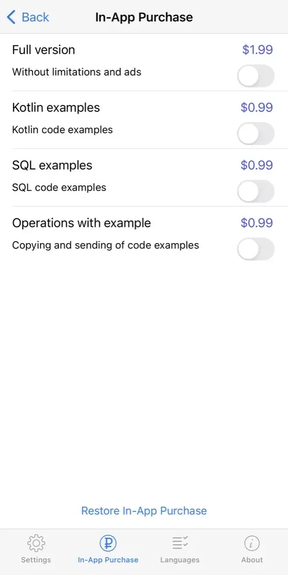 Kotlin Recipes paywall screen