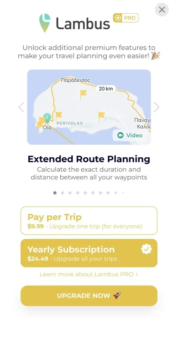 Lambus paywall screen
