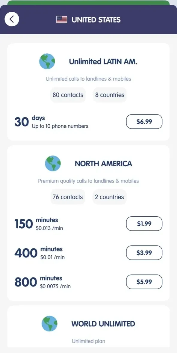Libon paywall screen