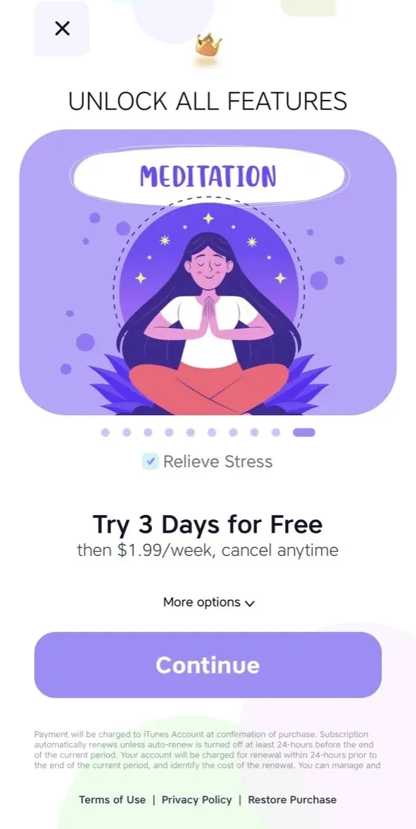 LifeEnjoy paywall screen