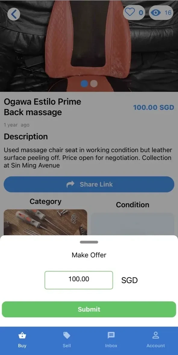 Listed Near Me paywall screen