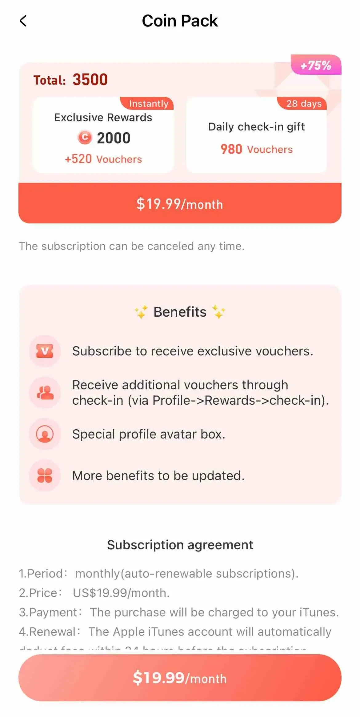 Literie paywall screen