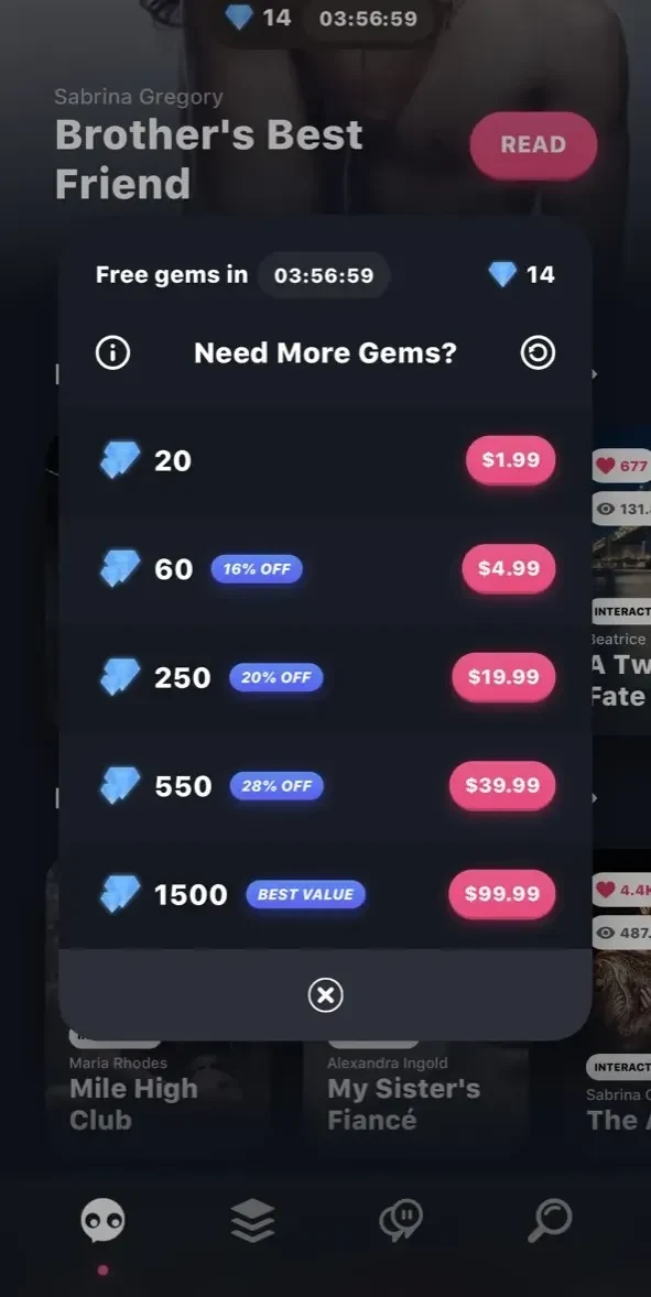 Lure paywall screen