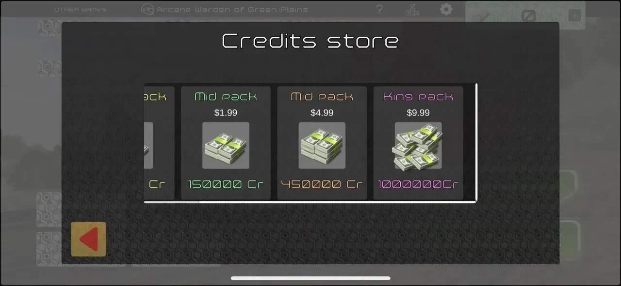 M.U.D. Rally paywall screen