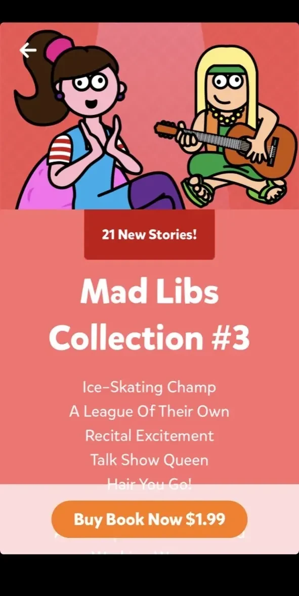 Mad Libs paywall screen