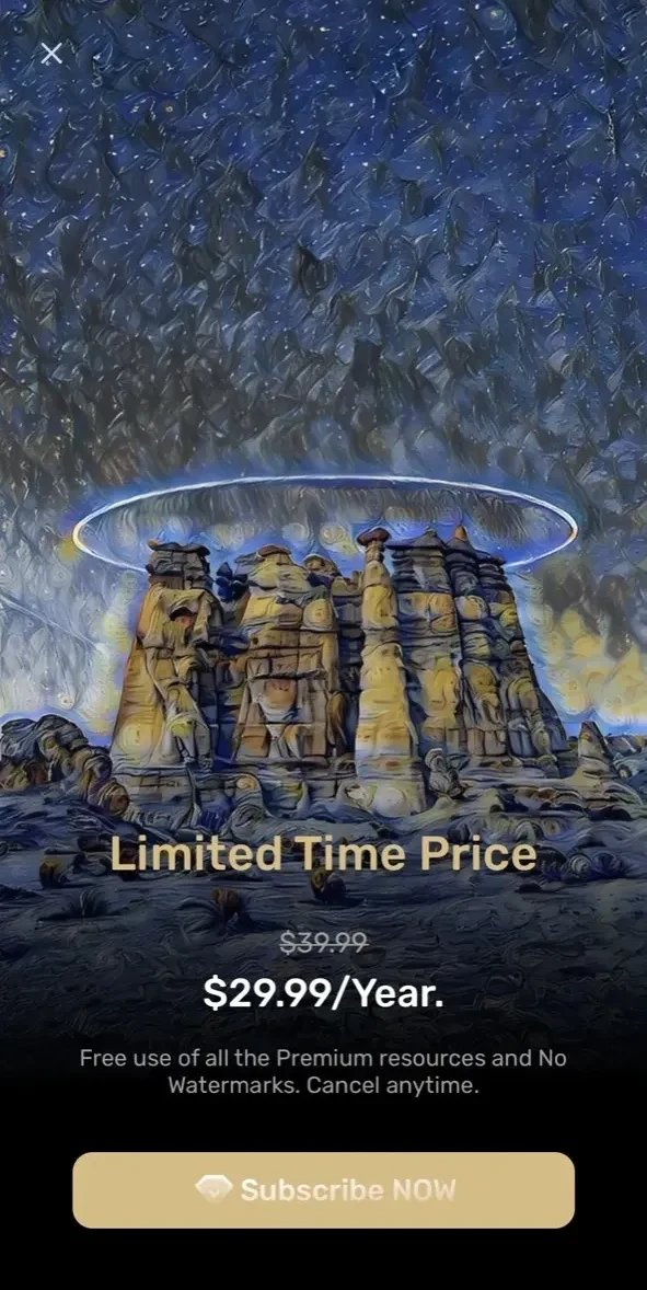 Magic AI paywall screen