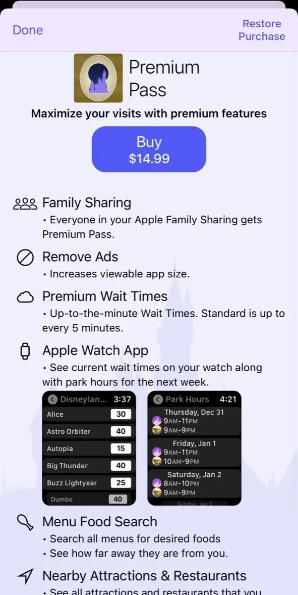 Magic Guide paywall screen