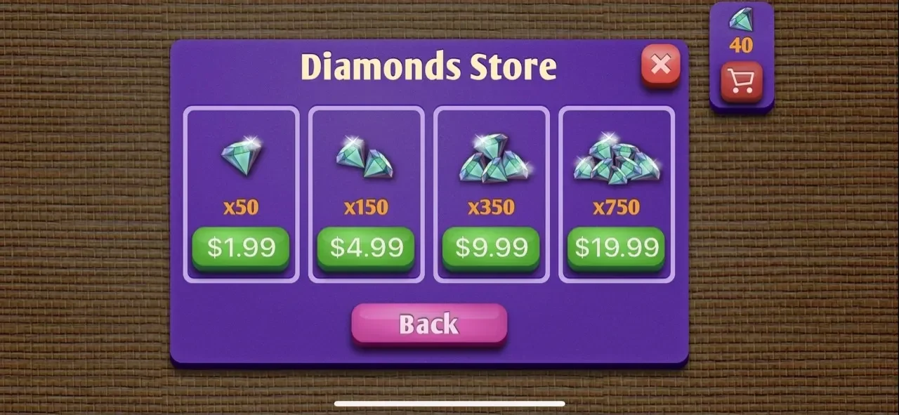 Mancala. paywall screen