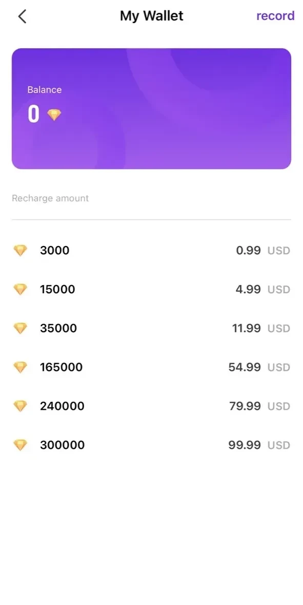 Mango Live paywall screen