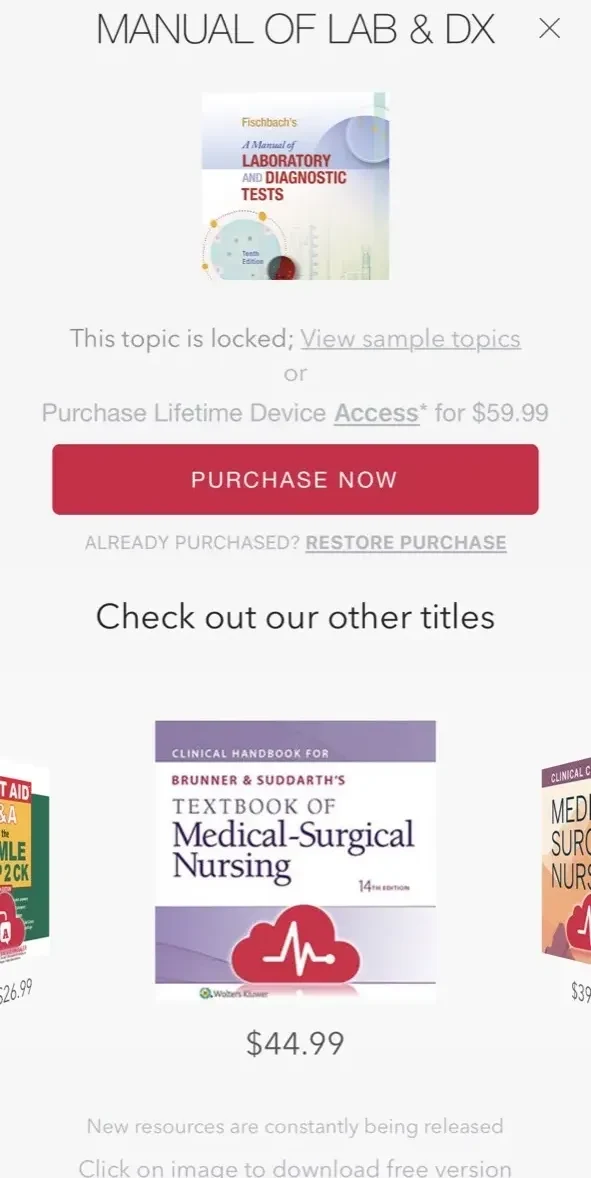 Manual Lab paywall screen