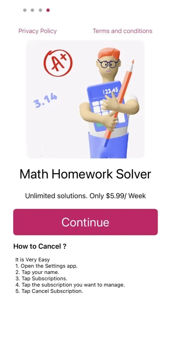 Math Ai Question Answer paywall screen