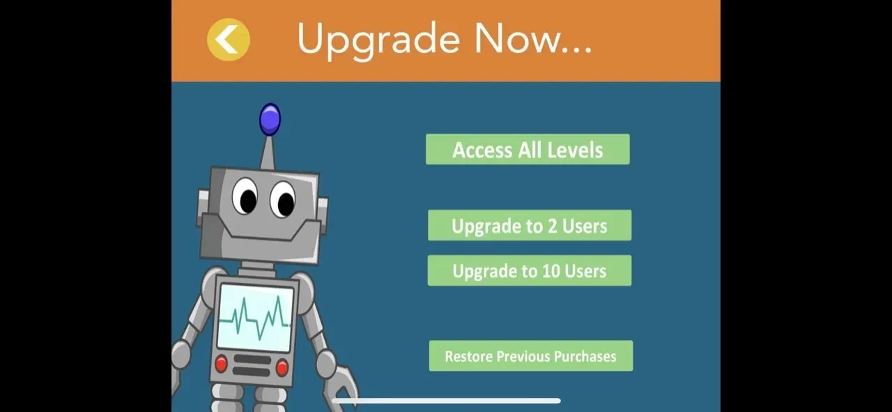 Math Facts Fluency paywall screen