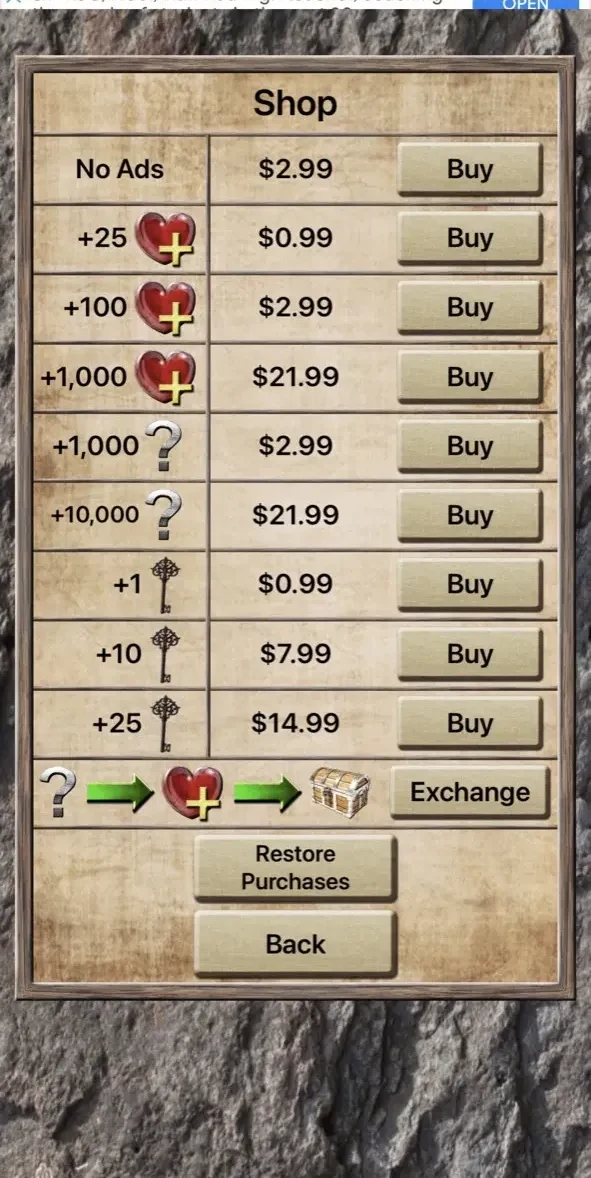 Math paywall screen
