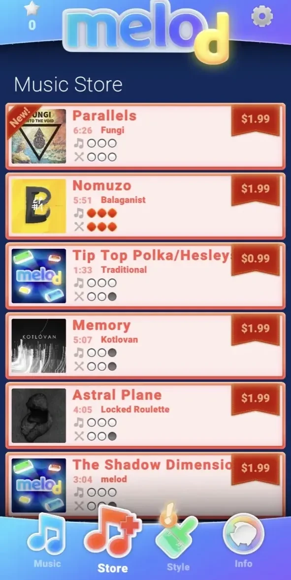 melod paywall screen